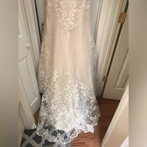 NWT Jasmine Bridal Lace Strapless Wedding Dress